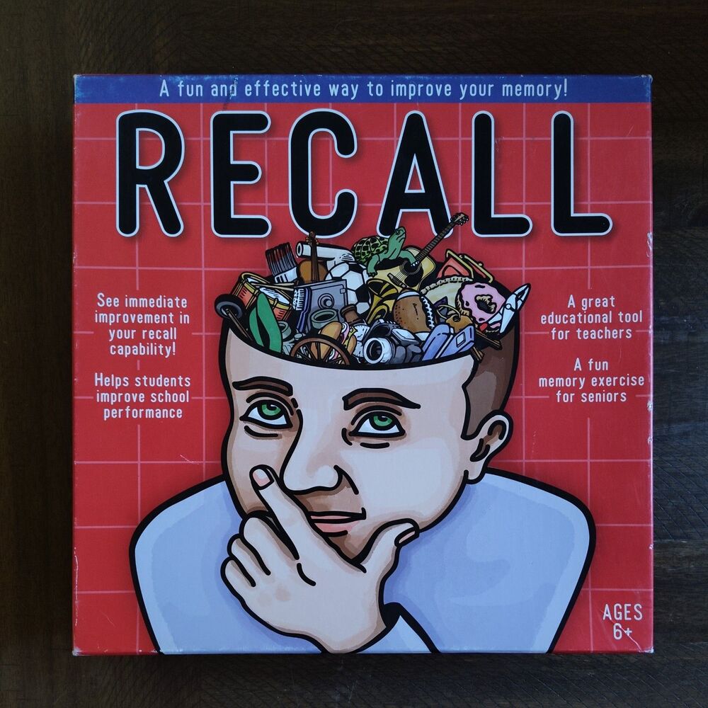 Recall - The Fun and Effective Memory Improvement Tile Game - Complete